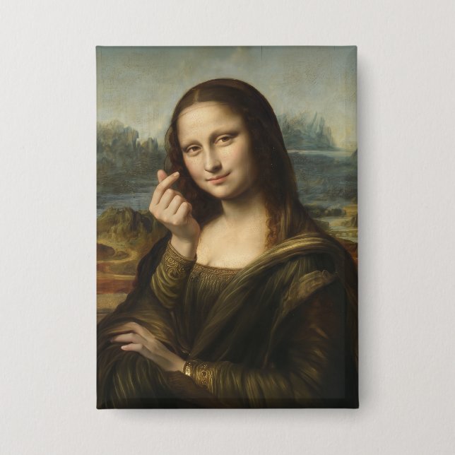 Mona Lisa striking a "Kyun Pose" (Front)