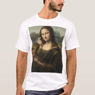 Mona Lisa striking a "Kyun Pose" T-Shirt