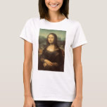 Mona Lisa T-Shirt<br><div class="desc">Mona Lisa by Leonardo da Vinci (c. 1503-1506) Probably the most famous painting of all time. Musee du Louvre,  Paris</div>