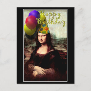 Mona Lisa - The Birthday Girl Postcard