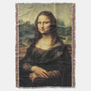 Mona Lisa Throw Blanket