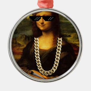 Mona Lisa Thug Life Art Life Metal Tree Decoration