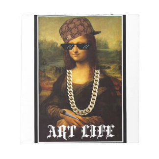 Mona Lisa Thug Life Art Life Notepad