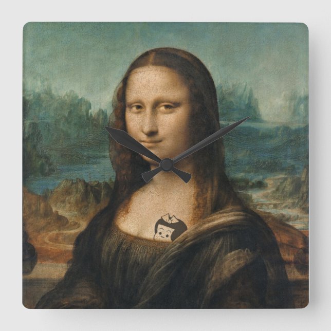 Mona Lisa, Updated Wall Clock (Front)