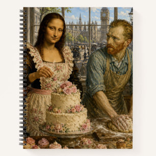Mona Lisa & Van Gogh Bake Off Notebook