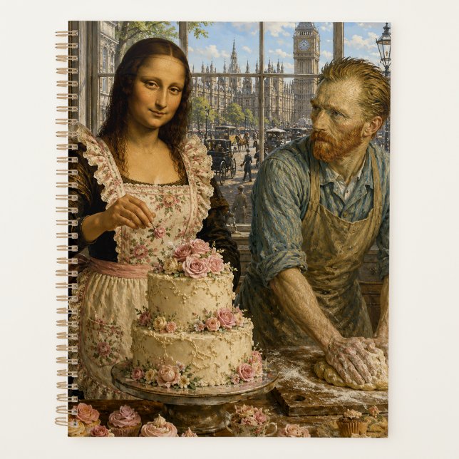 Mona Lisa & Van Gogh Bake Off Planner (Front)