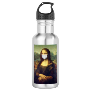 Mona Lisa Via Corona Virus 532 Ml Water Bottle