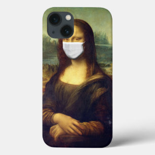 Mona Lisa Via Corona Virus iPhone 13 Case