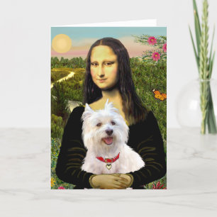 Mona Lisa - Westie 3 Card