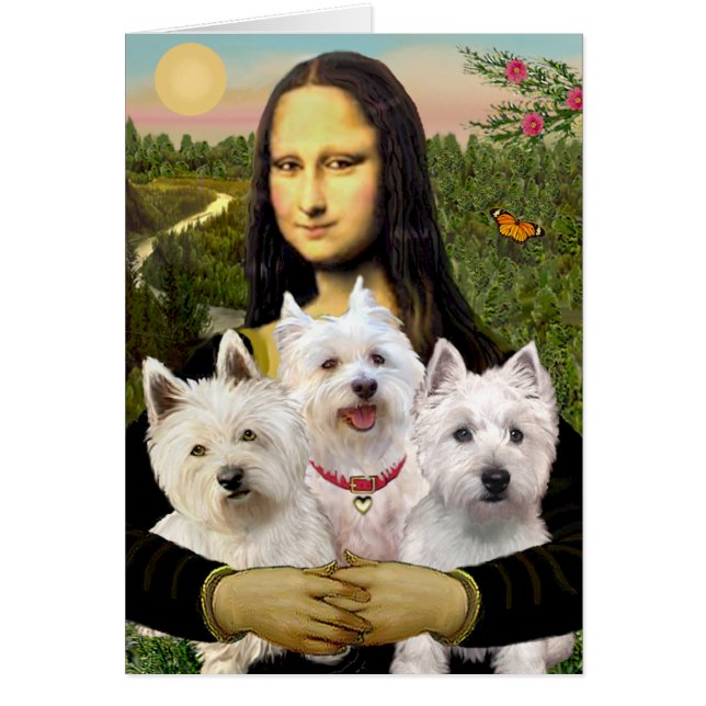 Mona Lisa - Westies (three) (Front)