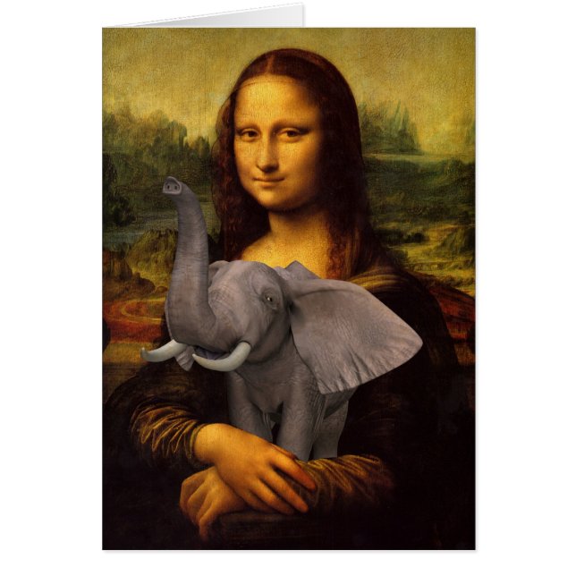 Mona Lisa With Elephant (Front)