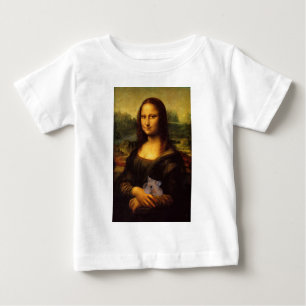 Mona Lisa With Hamster Baby T-Shirt