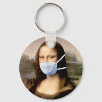 Mona Lisa with Mask Da Vinci Spoofing The Arts
