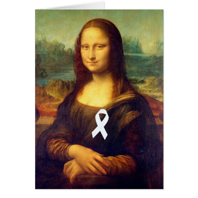 Mona Lisa With White Ribbon (Front)