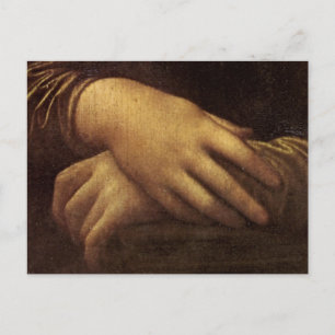 Mona Lisa's Hand by Leonardo da Vinci c. 1505-1513 Postcard