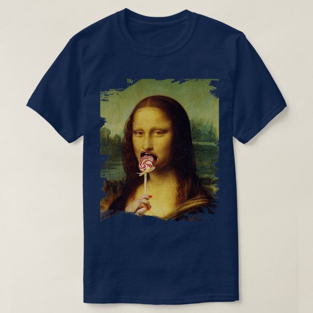 Mona Lollipop Lisa T-Shirt (Design Front)