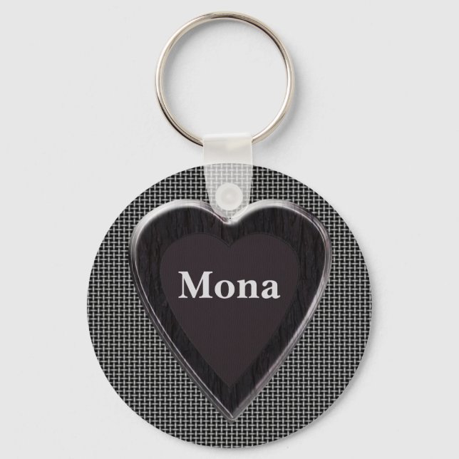 Mona Stole My Heart Keychain (Front)