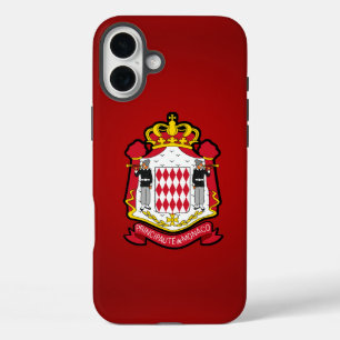 Monacan coat of arms iPhone 16 plus case