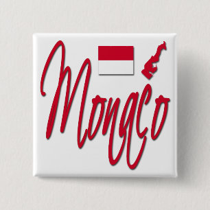 Monaco 15 Cm Square Badge