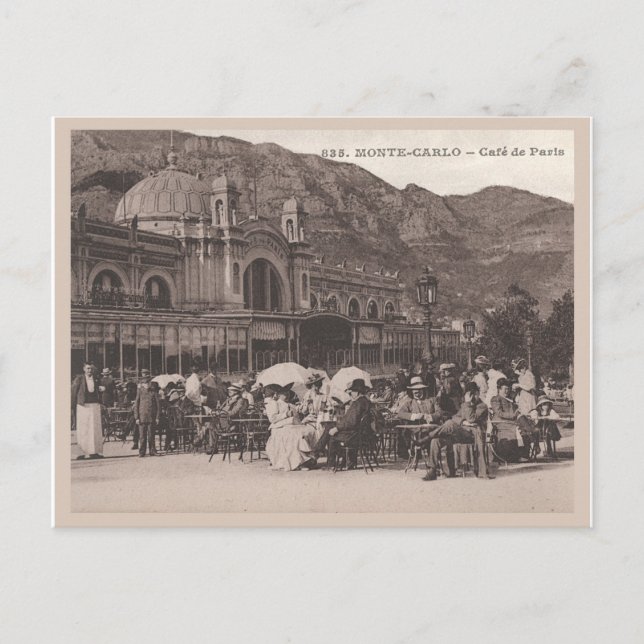 Monaco Café de Paris Postcard (Front)