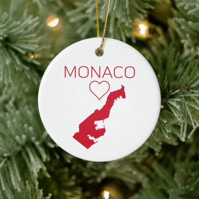 Monaco Ceramic Ornament (Tree)