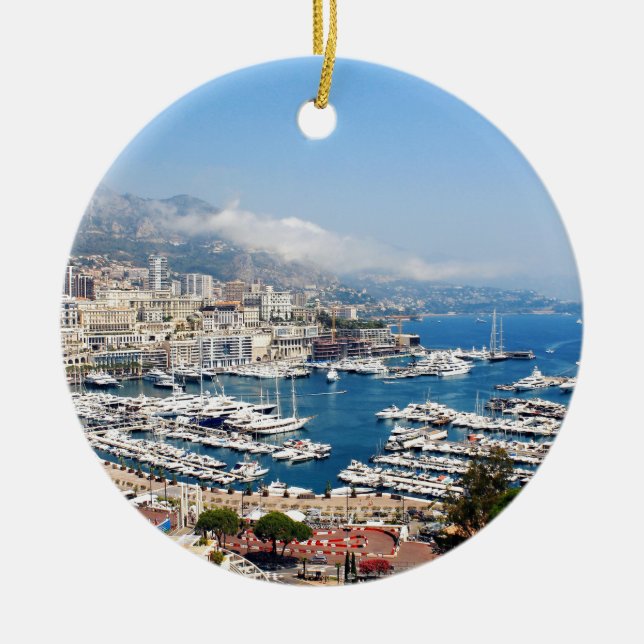 Monaco Ceramic Tree Decoration (Front)