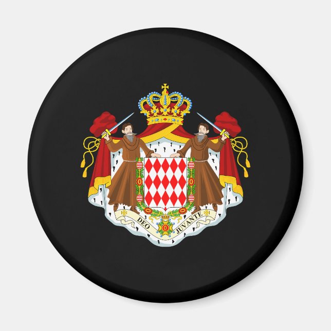 Monaco Coat of Arms Magnet (Front)