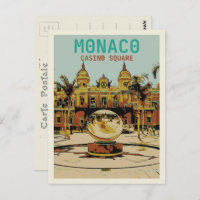 Monaco Cote d'Azur, view of the Casino