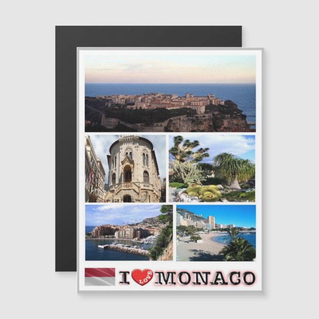 Monaco - Europe - I Love - (Front/Back)