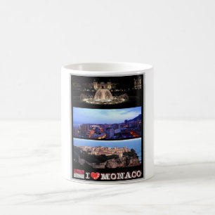 Monaco - Europe - I Love - Coffee Mug
