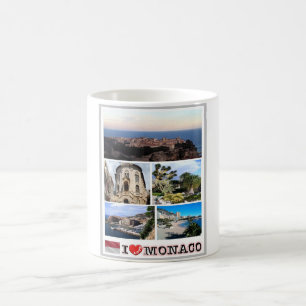Monaco - Europe - I Love - Coffee Mug