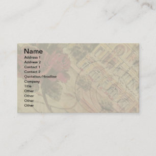 Monaco Fancy Vintage French Riviera France Business Card