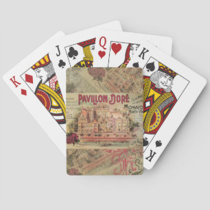 Monaco Fancy Vintage French Riviera France Playing Cards