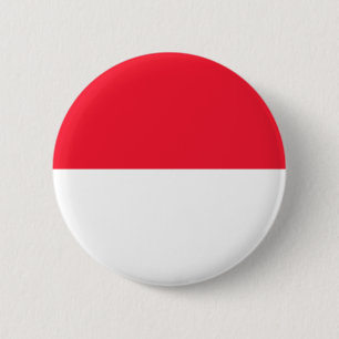 Monaco Flag 6 Cm Round Badge