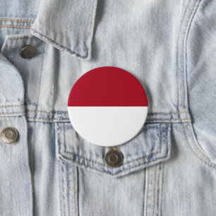 Monaco flag 7.5 cm round badge