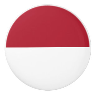 Monaco flag ceramic knob