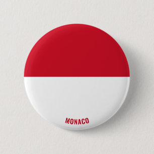Monaco Flag Charming Patriotic 6 Cm Round Badge