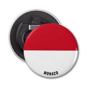 Monaco Flag Delightful Patriotic Bottle Opener