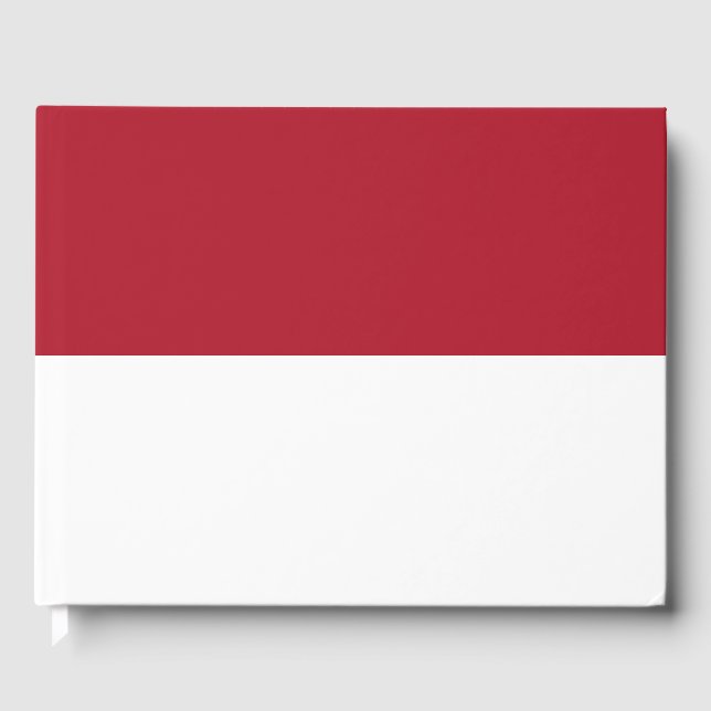 Monaco flag guest book (Front)