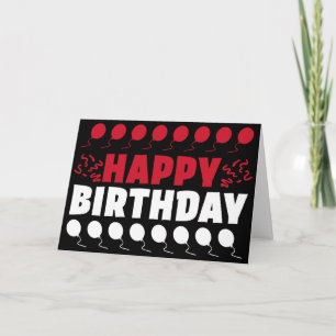 Monaco Flag Patriotic Birthday Card