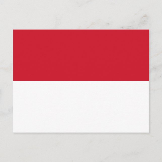 Monaco Flag Postcard (Front)