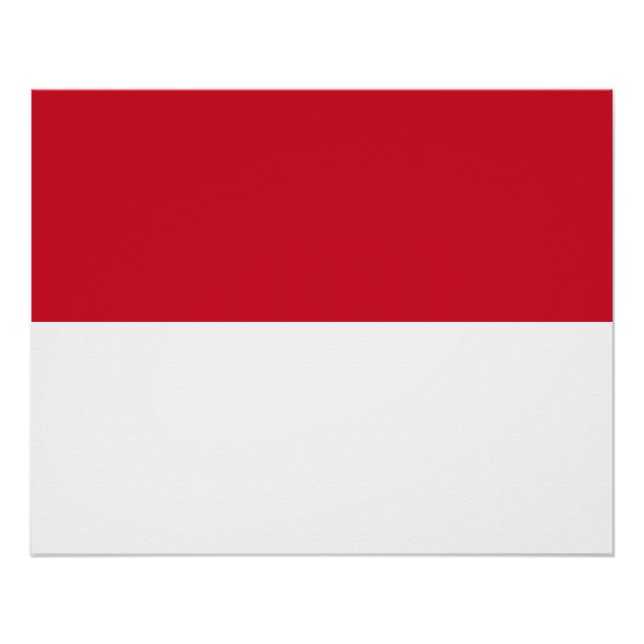 Monaco Flag Poster (Front)