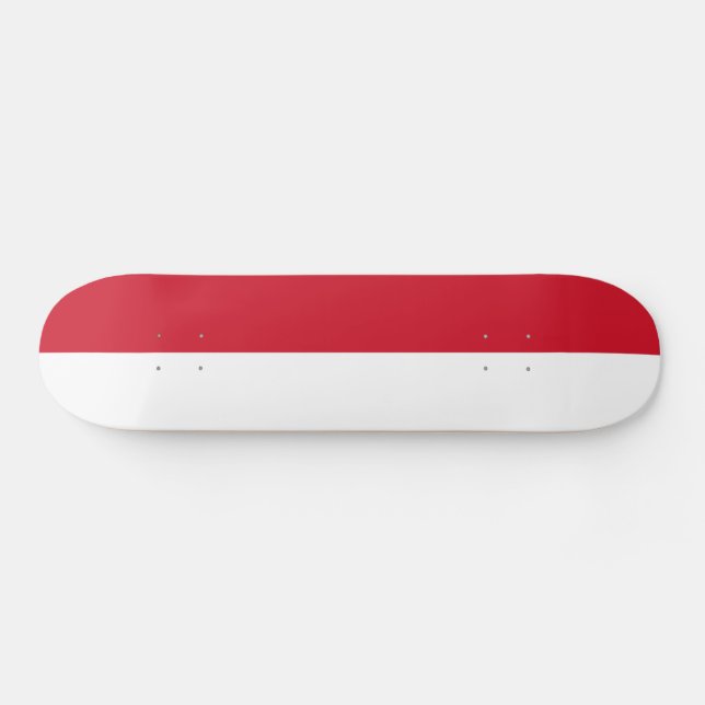 Monaco Flag Skateboard (Horz)