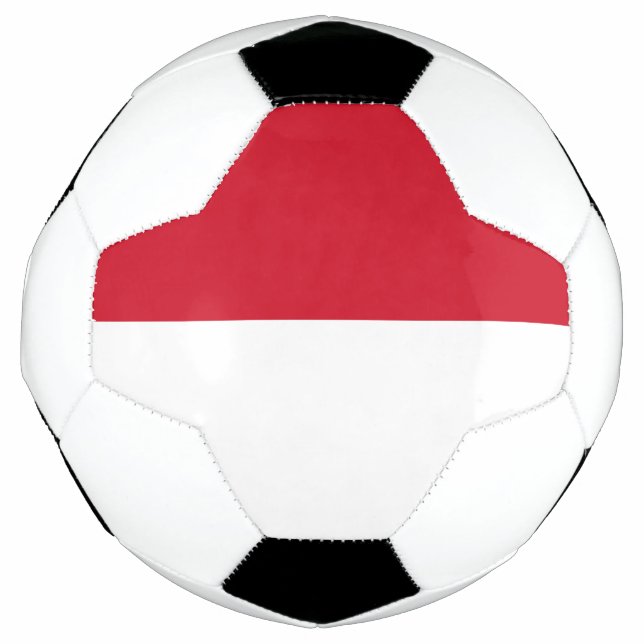 Monaco Flag Soccer Ball (Front)