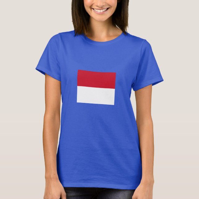 Monaco Flag T-Shirt (Front)
