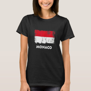 Monaco Flag     T-Shirt