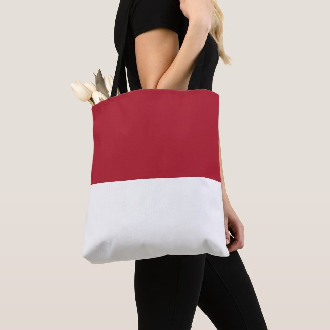 Monaco flag tote bag (Close Up)