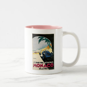 Monaco Grand Prix Automobile Two-Tone Coffee Mug