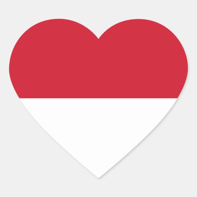 monaco heart sticker (Front)