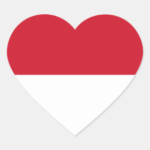 monaco heart sticker